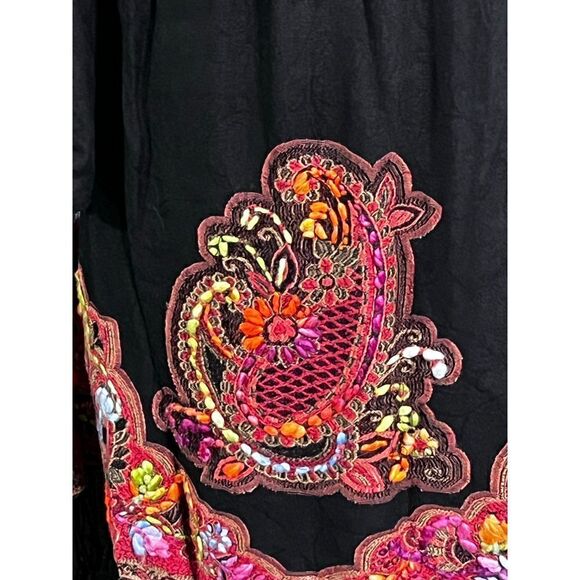 Avani Del Amour 3/4 Sleeve Off the Shoulder Boho Style Dress Size Medium NWT - Picture 4 of 5